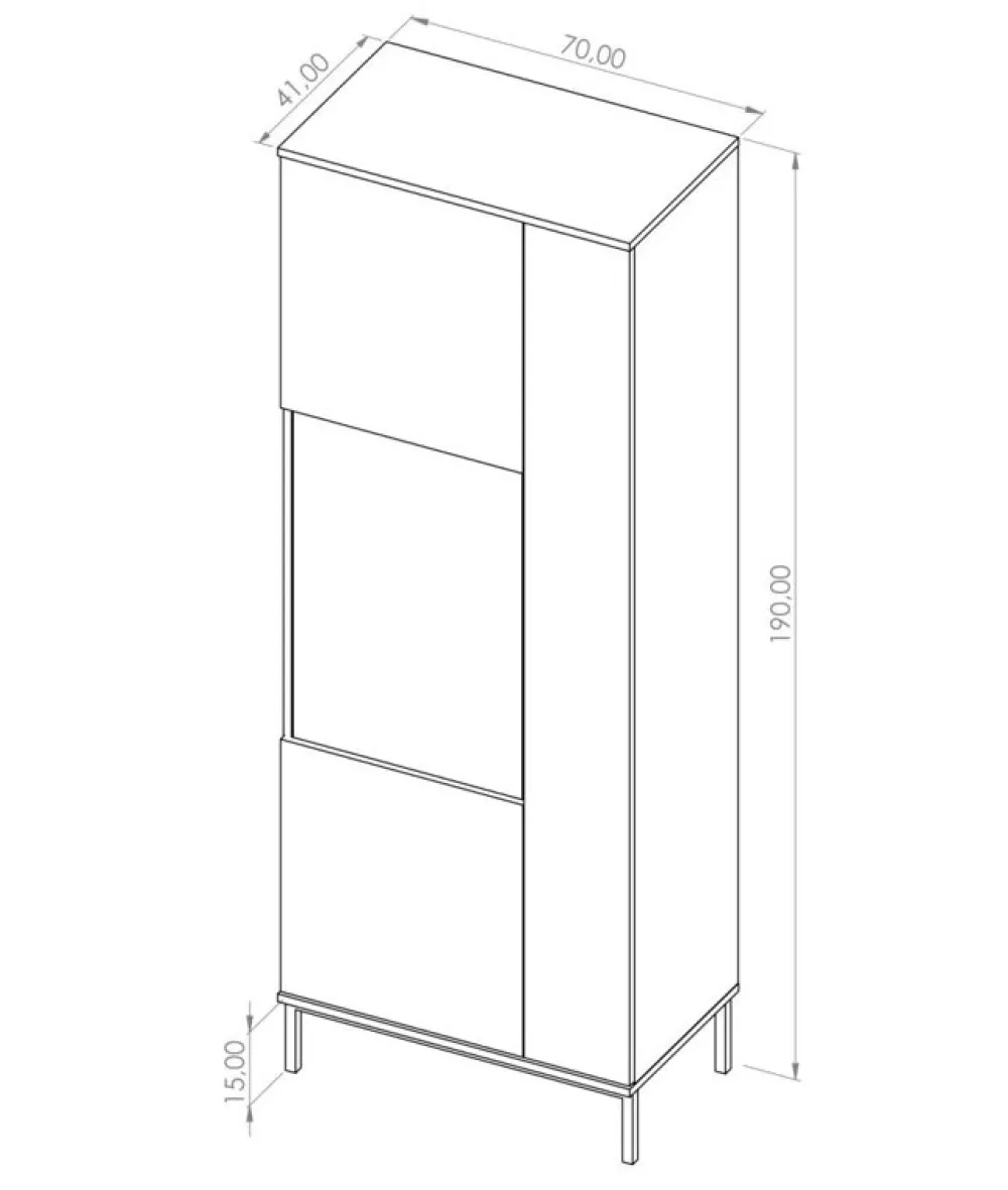 Zestawy Mebli Do Salonu|Witryny>GiB Meble Witryna do salonu QUARTE