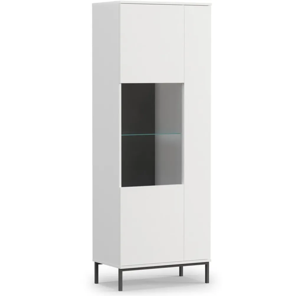 Zestawy Mebli Do Salonu|Witryny>GiB Meble Witryna do salonu QUARTE Biała