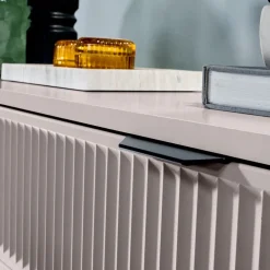 Witryny>JARSTOL Witryna do salonu w stylu nowoczesnym LATINA kaszmir