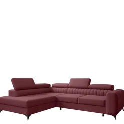 Narożniki>NEXT COLLECTION Wolnostojąca kanapa narożna z regulowanymi zagłówkami PAULLETTO funkcja spania