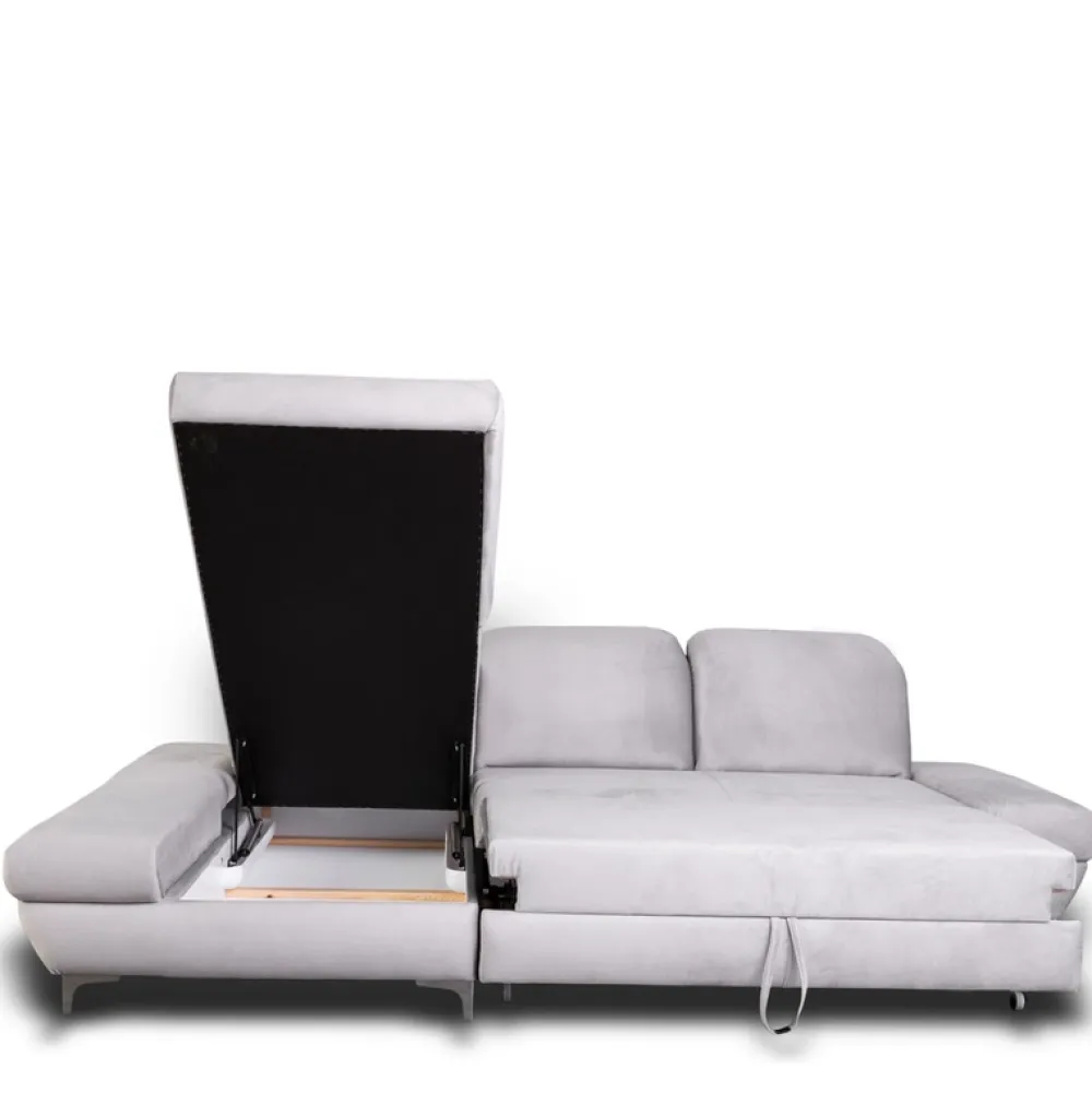 Narożniki>NEXT COLLECTION Wolnostojąca rogówka do salonu z regulowanymi podłokietnikami SYMPHONY