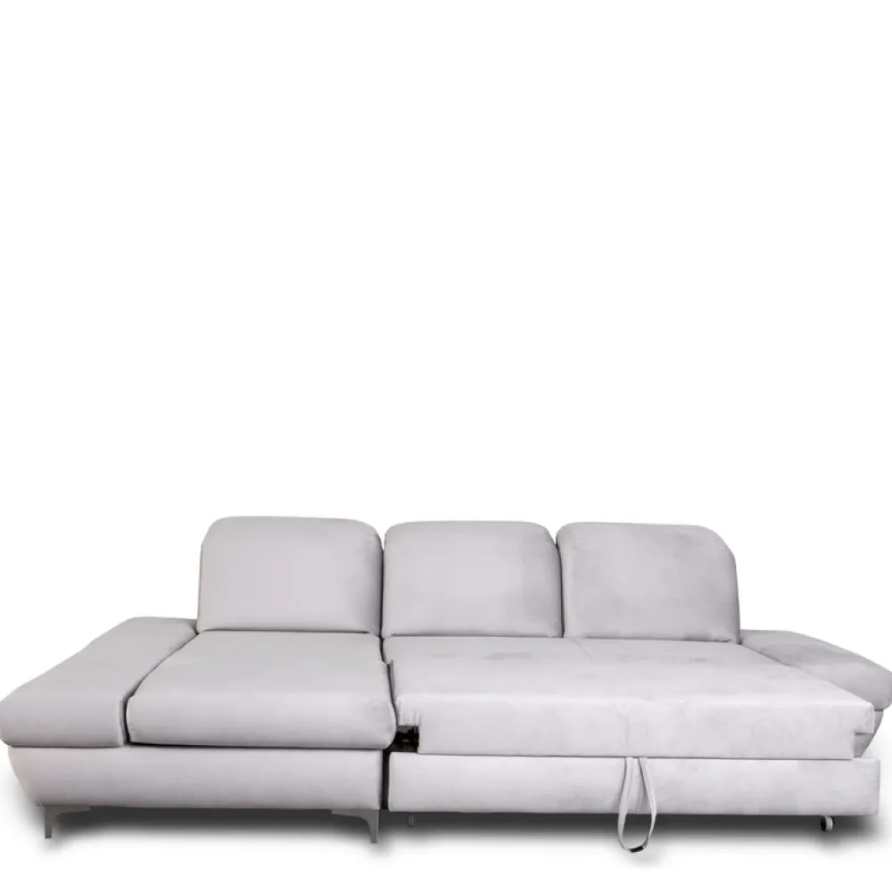 Narożniki>NEXT COLLECTION Wolnostojąca rogówka do salonu z regulowanymi podłokietnikami SYMPHONY