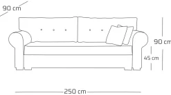 Kanapy I Sofy></noscript>NEXT COLLECTION Wolnostojąca sofa z funkcją spania glamour SUSAN