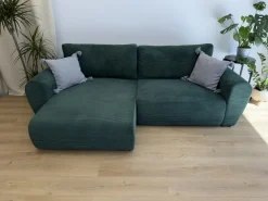 Meble Dla Dzieci|Narożniki></noscript>BROMARKT Wolnostojący narożnik do salonu sztruksowy uniwersalny nowoczesny PATI