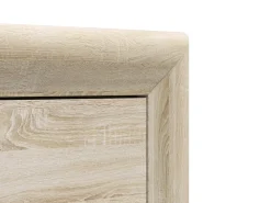 Zestawy Mebli Do Salonu|Zestawy Mebli Młodzieżowych></noscript>ML Meble Wąska komoda dwudrzwiowa z półkami 92 cm CASTEL dąb sonoma