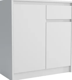 Komody>Meblohand Wąska komoda z szufladą do przedpokoju 75 cm ARTEGO biały