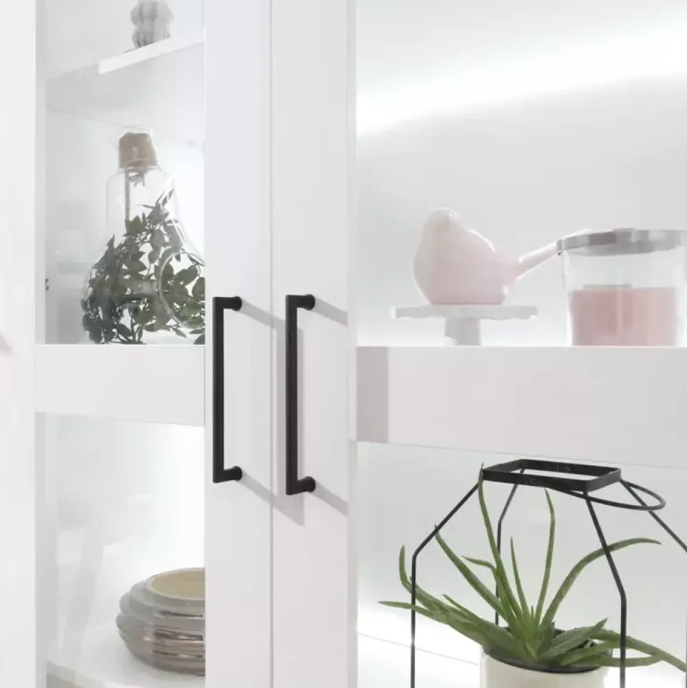 Zestawy Mebli Młodzieżowych|Witryny>MEBLAR Wąska witryna z szufladami BOMBAY