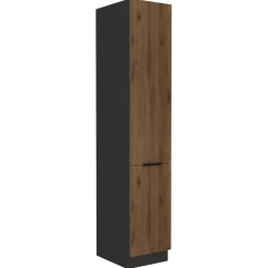 Meble Kuchenne>Lempert Wąski słupek kuchenny 40 cm MARGARET orzech okapi