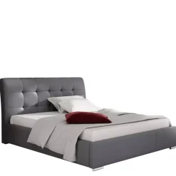 Łóżka Młodzieżowe|Łóżka Dziecięce>Gruszka Wygodne łóżko tapicerowane czarne 120x200 ANKARA