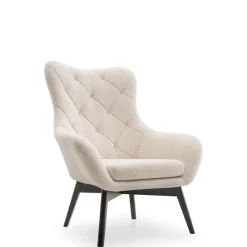 Meble Dla Dzieci|Fotele>LASKI Wygodny fotel do salonu boucle ELSA