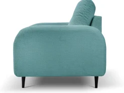 Fotele></noscript>LASKI Wygodny sztruksowy fotel do salonu OBLAK