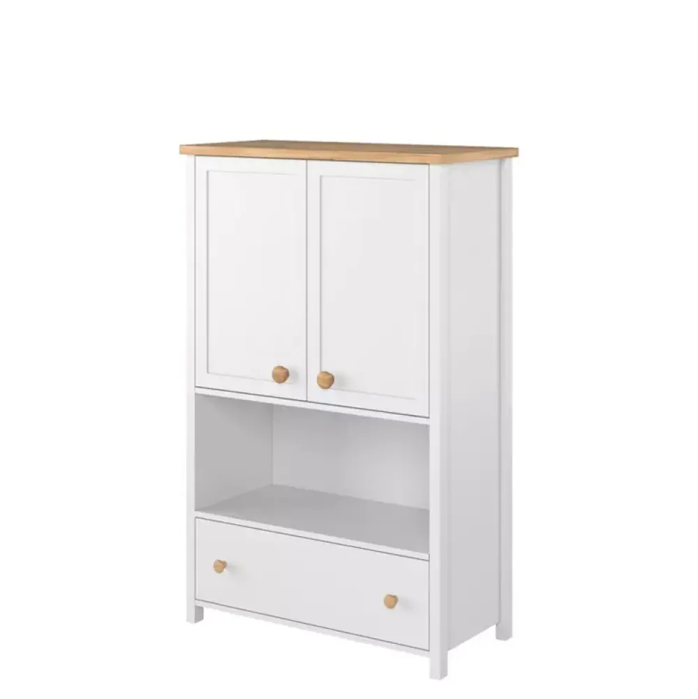 Zestawy Mebli Młodzieżowych|Komody>lenart. Wysoka komoda młodzieżowa z drzwiami STORY