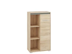 Zestawy Mebli Do Salonu|Zestawy Mebli Młodzieżowych>ML Meble Wysoka komoda z drzwiami 69 cm AVO dąb sonoma