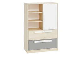 Zestawy Mebli Młodzieżowych|Komody>ML Meble Wysoka komoda z szufladami do pokoju młodzieżowego DROP