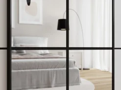 Szafy Trzydrzwiowe|Szafy Do Przedpokoju></noscript>BROMARKT Wysoka szafa przesuwna do sypialni 180 cm z lustrem EDGE MAX