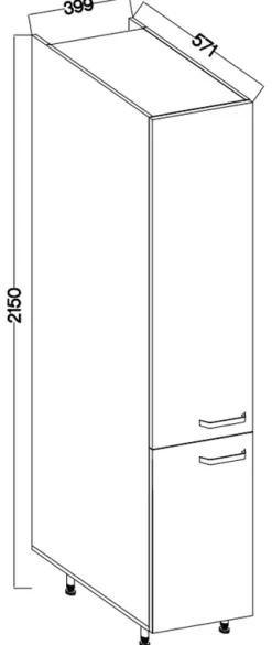 Meble Kuchenne></noscript>Lempert Wysoka szafka kuchenna 40 cm NEPO antracyt