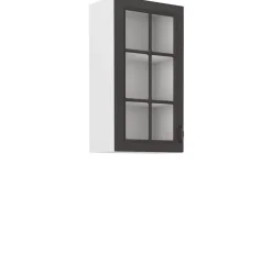 Meble Kuchenne></noscript>Lempert Wysoka szafka kuchenna z szklanym frontem STYLE