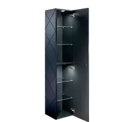 Meble Łazienkowe|Szafki Łazienkowe></noscript>COMAD Wysoka szafka wisząca do łazienki 35 cm ELANISE