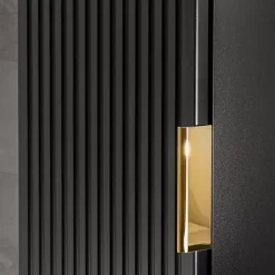 Meble Łazienkowe|Szafki Łazienkowe></noscript>COMAD Wysoka szafka wisząca do łazienki 35 cm ADENILO czarny