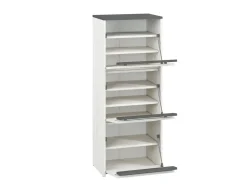 Szafki Na Buty>ML Meble Wysoka wąska szafka na buty do przedpokoju 50 cm HYGA