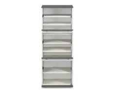 Szafki Na Buty></noscript>ML Meble Wysoka wąska szafka na buty do przedpokoju 50 cm HYGA