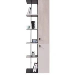 Zestawy Mebli Młodzieżowych>MEBLAR Wysoki nowoczesny regał PRESSCOT