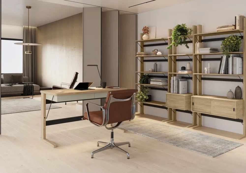 Regały Na Książki|Zestawy Mebli Młodzieżowych>lenart. Wysoki regał 88 cm do salonu z półkami dąb olejowany OLLIE