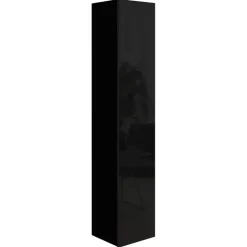 Meble Młodzieżowe|Zestawy Mebli Do Salonu>BROMARKT Wysoki słupek z półkami połysk PREMIUM czarny