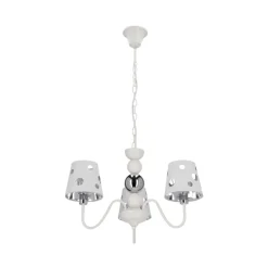 Oświetlenie Pokoju Dziecięcego|Oświetlenie Przedpokoju>Ledea Żyrandol biały lampa wisząca 3xE14 Batley