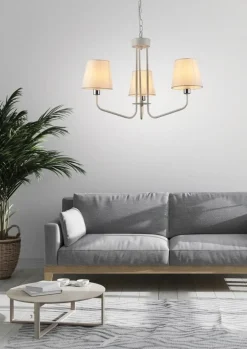 Oświetlenie Jadalni|Oświetlenie Salonu>Ledea Żyrandol biały lampa 3xE14 York