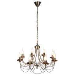 Oświetlenie Jadalni|Oświetlenie Salonu>Candellux Lighting Żyrandol patyna 8xE14 60cm MUZA