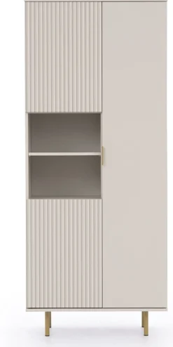 Zestawy Mebli Do Salonu>GiB Meble Zamykany regał na książki z drzwiami 80 cm NAMASTE