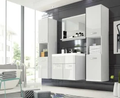 Meble Łazienkowe></noscript>BRATEX Zestaw ch szafek łazienkowych REAL XL biały