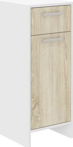 Meble Łazienkowe>Lempert Zestaw mebli łazienkowych z szafką pod umywalkę MORENA dąb sonoma