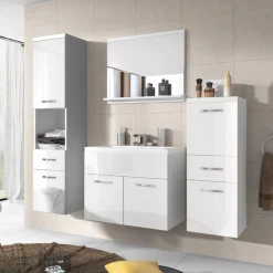 Meble Łazienkowe>BRATEX Zestaw mebli łazienkowych ABBA biały