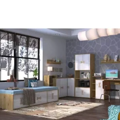 Zestawy Mebli Młodzieżowych>DOMEL Zestaw mebli do pokoju młodzieżowego INDEX