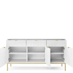 Zestawy Mebli Do Salonu></noscript>PIASKI Zestaw mebli do salonu nowoczesny AVANTI biały