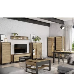Zestawy Mebli Do Salonu>lenart. Zestaw mebli do salonu QUANT dąb artisan loft