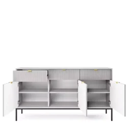 Zestawy Mebli Do Salonu></noscript>PIASKI Zestaw mebli do salonu w stylu nowoczesnym AVANTI szary