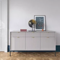 Zestawy Mebli Do Salonu></noscript>PIASKI Zestaw mebli do salonu w stylu nowoczesnym AVANTI szary