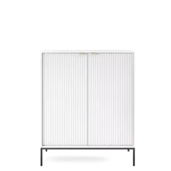 Zestawy Mebli Do Salonu>PIASKI Zestaw mebli do salonu z komodą AVANTI biały