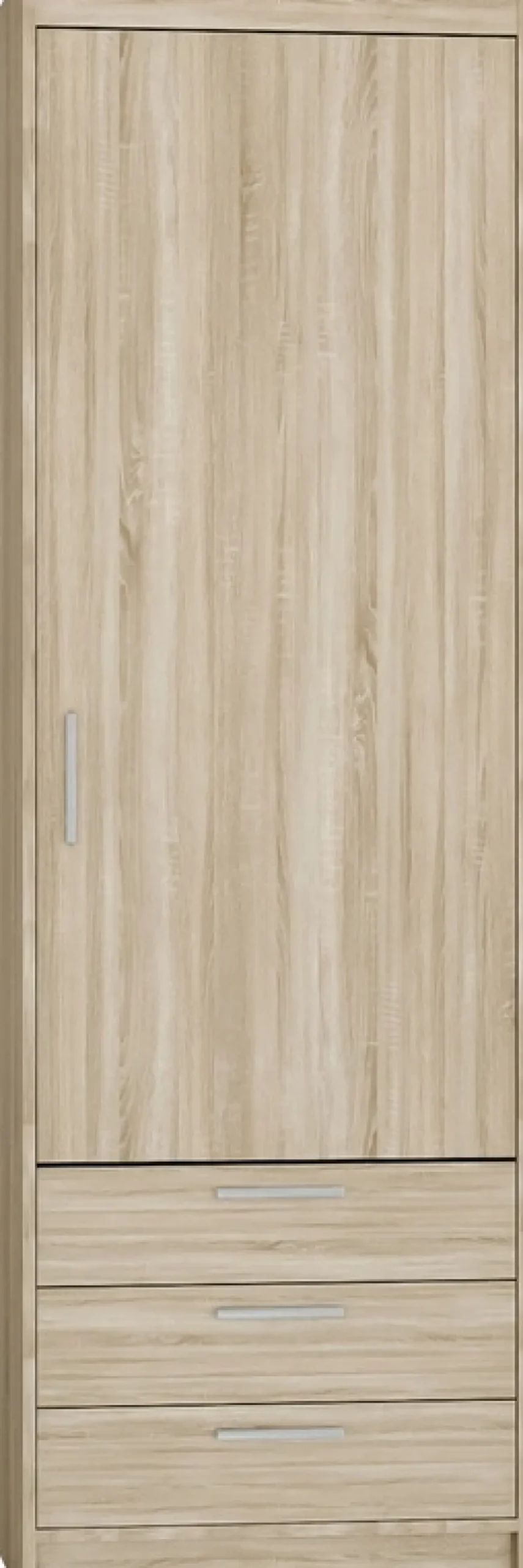 Garderoby|Zestawy Mebli Do Przedpokoju>Lempert Zestaw mebli modułowych z nadstawkami do sypialni KUBA dąb sonoma