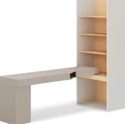 Biurka|Meble Dla Dzieci>lenart. Zestaw mebli młodzieżowych WOOW biurko lewe z regałem