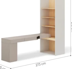 Biurka|Meble Dla Dzieci></noscript>lenart. Zestaw mebli młodzieżowych WOOW biurko lewe z regałem