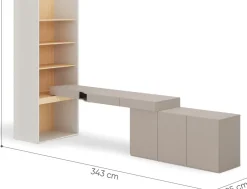 Biurka|Meble Dla Dzieci></noscript>lenart. Zestaw mebli młodzieżowych WOOW biurko regał dąb vincenza