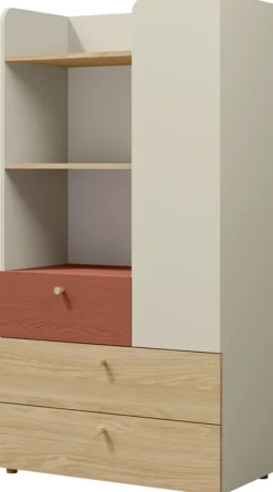 Zestawy Mebli Młodzieżowych></noscript>JUREK Zestaw mebli młodzieżowych z łóżkiem i szafą 120 cm YOKO