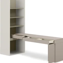 Biurka|Meble Dla Dzieci>lenart. Zestaw mebli WOOW biurko prawostronne z regałem i kontenerkiem
