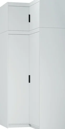 Meble Dla Dzieci|Zestawy Mebli Do Przedpokoju>Lempert Zestaw narożny do garderoby szafa z nadstawką KUBA biały