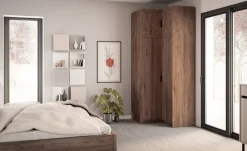 Meble Dla Dzieci|Zestawy Mebli Do Przedpokoju></noscript>Lempert Zestaw narożny do garderoby szafa z nadstawką KUBA dąb lefkas