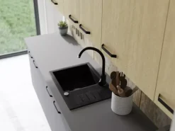 Meble Kuchenne>Lempert Zestaw nowoczesnych mebli kuchennych we wzorze jodełki SUNSHINE